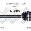 New CV Drive Axle Shaft Fits Nissan 240SX 1989-98 Rear D