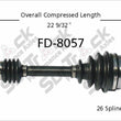 New CV Drive Axle Shaft Fits Ford Aerostar 1990-91 Front D/P