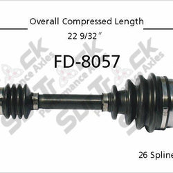 New CV Drive Axle Shaft Fits Ford Aerostar 1990-91 Front D/P