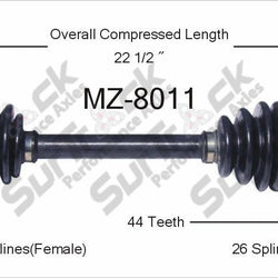 New CV Drive Axle Shaft Fits Mazda MX3, Protv©gv© 1994-98 Front P