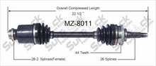New CV Drive Axle Shaft Fits Mazda MX3, ProtvÃ‚Â©gvÃ‚Â© 1994-98 Front P