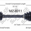 New CV Drive Axle Shaft Fits Mazda MX3, ProtvÃ‚Â©gvÃ‚Â© 1994-98 Front P