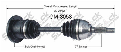 New CV Drive Axle Shaft Fits Riviera Eldorado Seville Toronado 1979-85 Front D