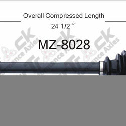 New CV Drive Axle Shaft Fits Mazda RX-7 1986-92 Rear D/P