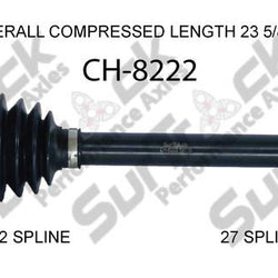 New CV Drive Axle Shaft Front Passanger Fits for Chrysler Pacifica 4.0L 2007-08