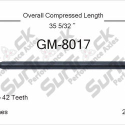 Nuevo eje de transmisión CV para Geo Metro Suzuki Swift 1995-01 delantero P