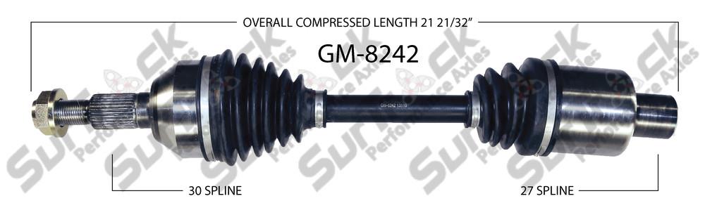 New CV Drive Axle Shaft Fits Chevrolet Equinox Torrent Vue 3.6L 2008-09 Front P