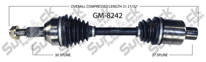 New CV Drive Axle Shaft Fits Chevrolet Equinox Torrent Vue 3.6L 2008-09 Front P