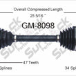New CV Drive Axle Shaft Fits Buick Regal 1988-92 Front P
