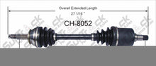 Nuevo eje de transmisión CV para Chrysler, Dodge para 83-86 Labaron