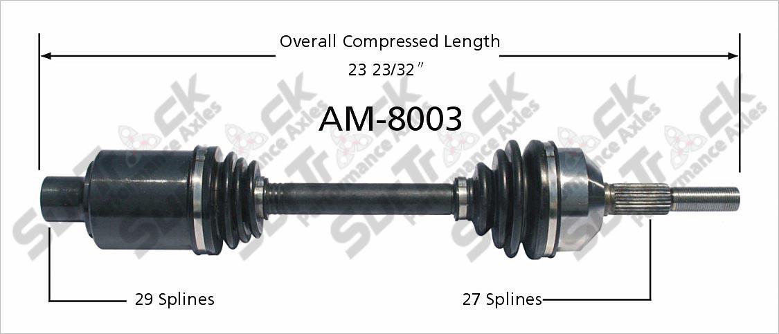 CV Drive Axle Shaft Fits Jeep Liberty 2002-06 Front P