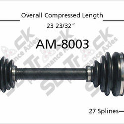 Nuevo eje de transmisión CV para Jeep Liberty 2002-06 delantero P