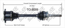 Nuevo eje de transmisión CV para Toyota T-100 Pickup 1993-98 delantero D/P