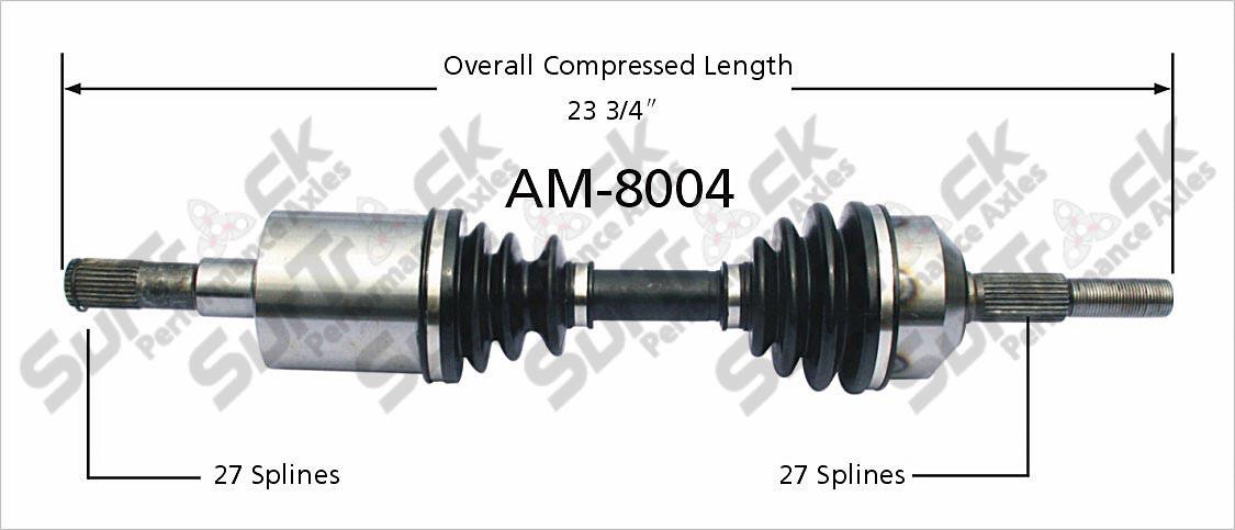CV Drive Axle Shaft Fits Jeep Liberty 2002-06 Front D