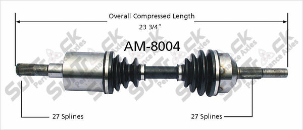 New CV Drive Axle Shaft Fits Jeep Liberty 2002-06 Front D