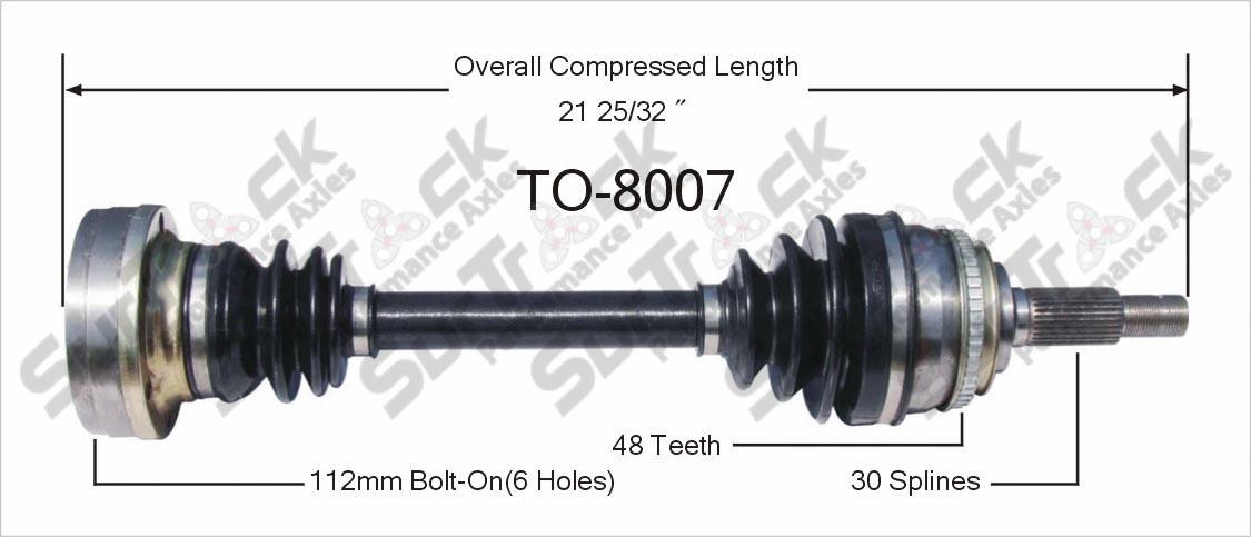 New CV Drive Axle Shaft Fits Lexus ES300 Toyota Avalon Camry 1991-96 Front D/P