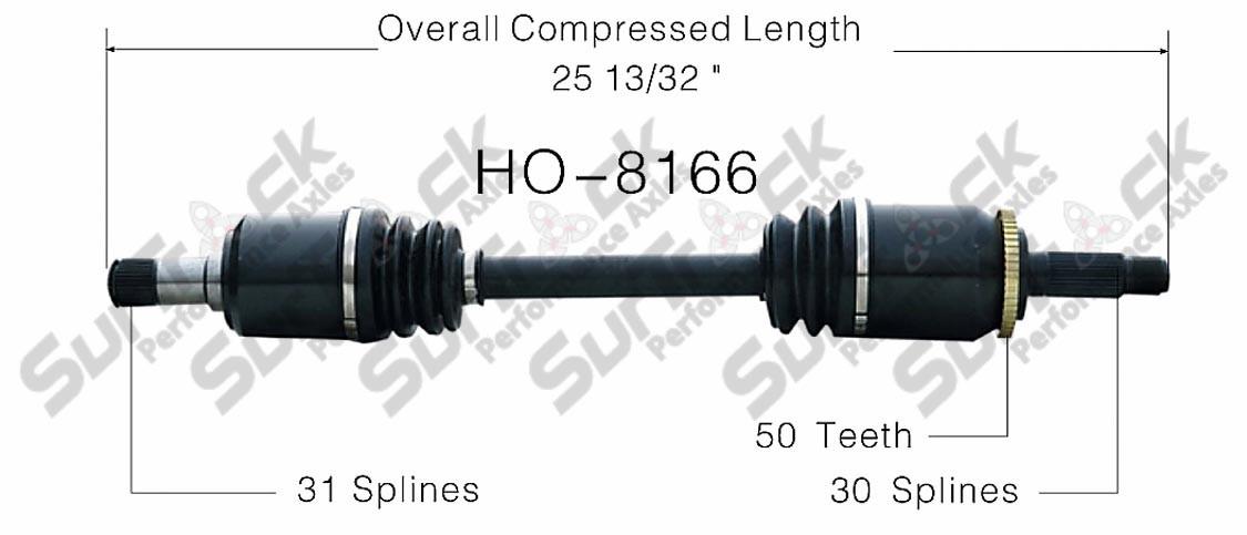 New CV Drive Axle Shaft Fits Acura NSX M/T 1991-2005 Rear D