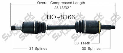 New CV Drive Axle Shaft Fits Acura NSX M/T 1991-2005 Rear D