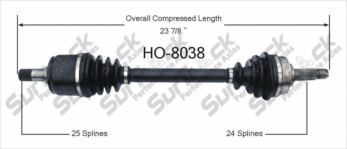 CV Drive Axle Shaft Fits Honda Accord 1982-85 Front P