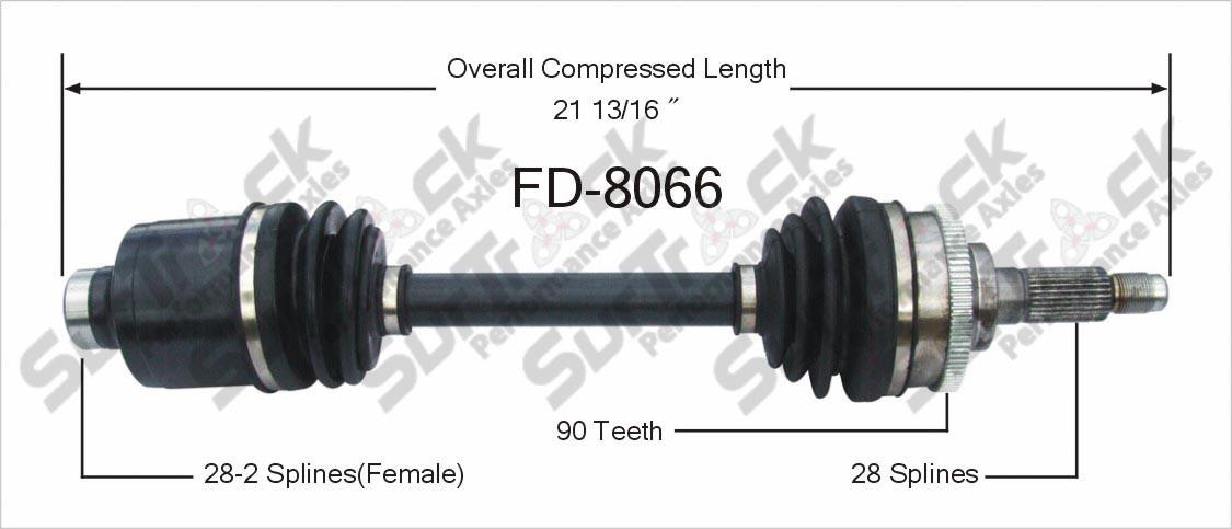 New CV Drive Axle Shaft Fits Ford Probe Mazda 626, MX-6 1988-92 Front P