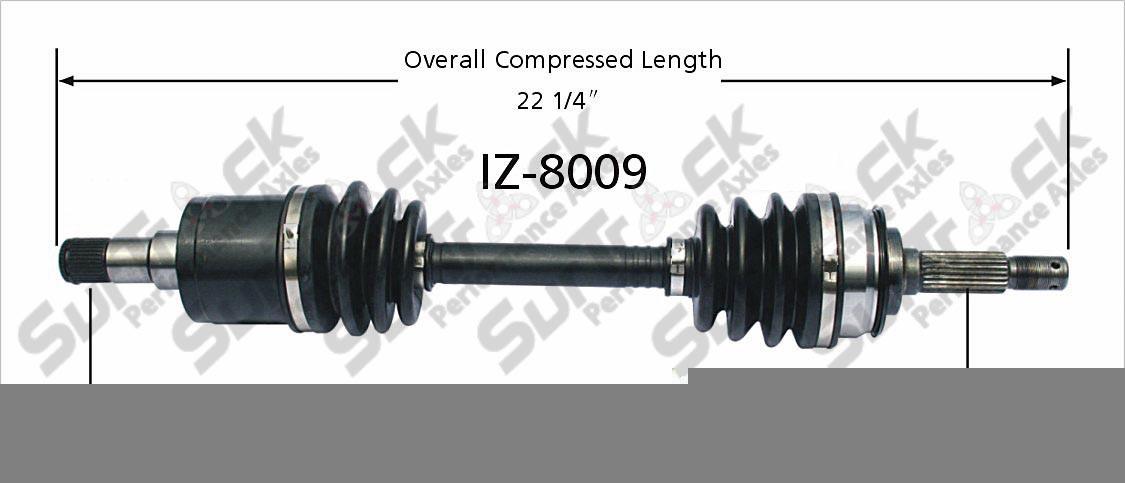 CV Drive Axle Shaft Fits Spectrum Geo Spectrum Isuzu I-Mark 1985-89 Front D