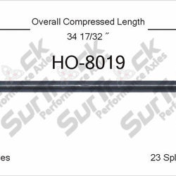 New CV Drive Axle Shaft Fits Honda Civic, CRX 1984-87 Front D