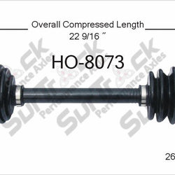 New CV Drive Axle Shaft Fits Honda Civic Wagon 1983-87 Front D