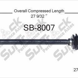 New Front Passenger Side CV Drive Axle Shaft Fits for Subaru Justy 1989-90