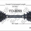 New CV Drive Axle Shaft Fits Ford Escape Mazda Tribute 2001-09 Front P