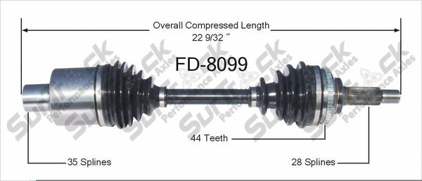 New CV Drive Axle Shaft Fits Ford Escape Mazda Tribute 2001-09 Front P