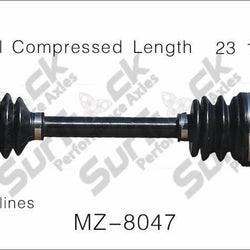 New CV Drive Axle Shaft Fits Mazda 323 AWD 1988-89 Front D