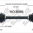 New CV Drive Axle Shaft Fits Honda Prelude Exc. SH 1997-01 Front P