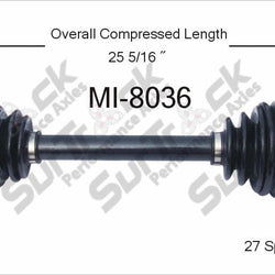 New CV Drive Axle Shaft Fits Dodge Stealth Mitsubishi 3000GT 1993-99 Front P