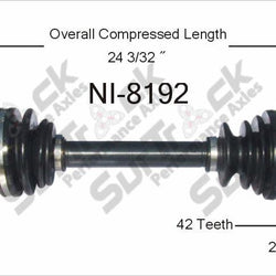 New CV Drive Axle Shaft Fits Nissan Sentra 2002-06 Front D