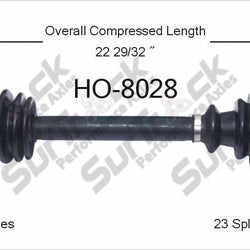 New CV Drive Axle Shaft Fits Honda Civic, CRX 1984-87 Front P