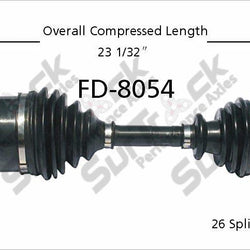 New CV Drive Axle Shaft Fits Ford Tempo Mercury Topaz 1992-94 Front D