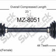 New CV Drive Axle Shaft Fits Mazda Millenia 1995-02 Front P