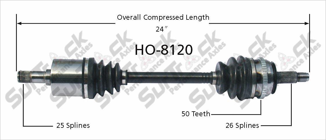 New CV Drive Axle Shaft Fits Acura EL Honda Civic 2001-05 Front P