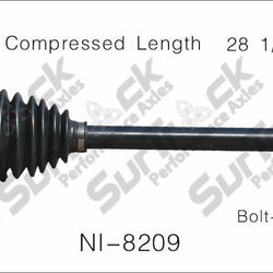 New CV Drive Axle Shaft Fits Nissan 720 1983-86 Front P