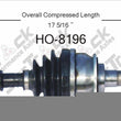 Nuevo eje de transmisión CV para Honda Passport Isuzu Rodeo 1995-97 delantero D/P
