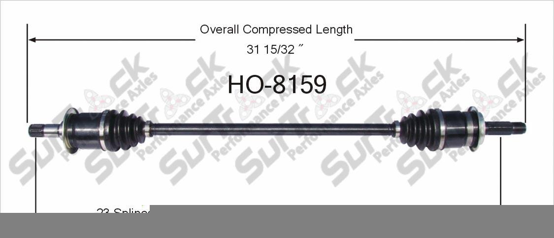 Rear Passengers CV Drive Axle Shaft For Honda Cr-V 2002-2006