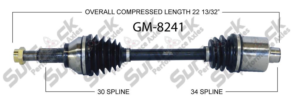 Nuevo eje de transmisión CV para Saturn Vue 2.4LA/T 2008-09 delantero D/P