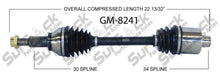 Nuevo eje de transmisión CV para Saturn Vue 2.4LA/T 2008-09 delantero D/P