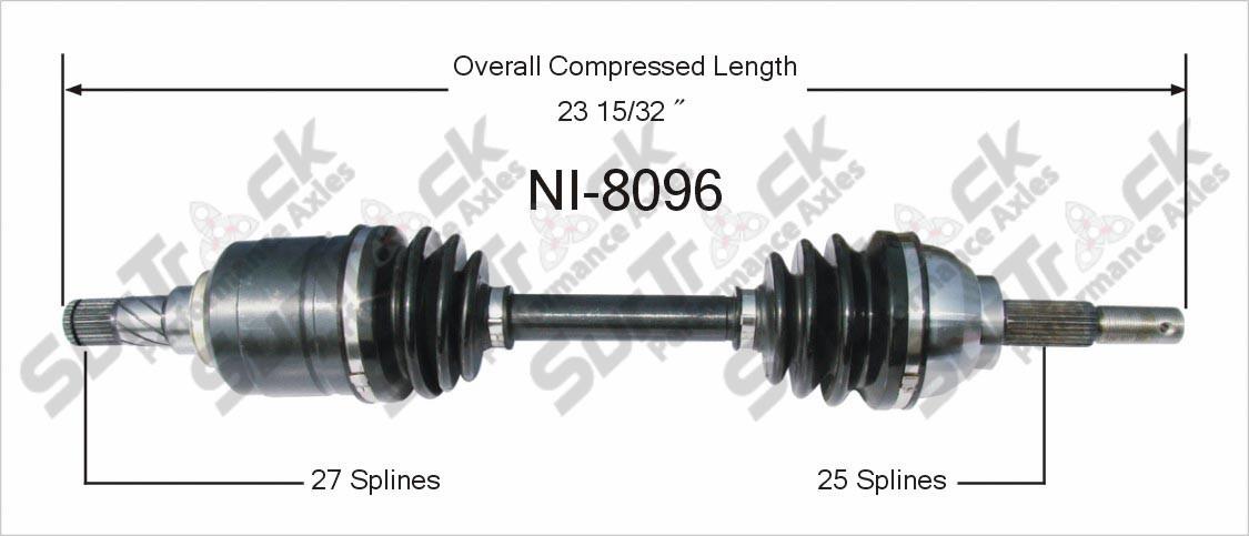 New CV Drive Axle Shaft Fits Nissan Pulsar NX (DOHC) 1987-89 Front D