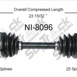 New CV Drive Axle Shaft Fits Nissan Pulsar NX (DOHC) 1987-89 Front D