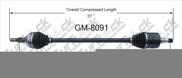 New CV Drive Axle Shaft Fits Oldsmobile Alero Pontiac Grand AM 2000-04 Front P