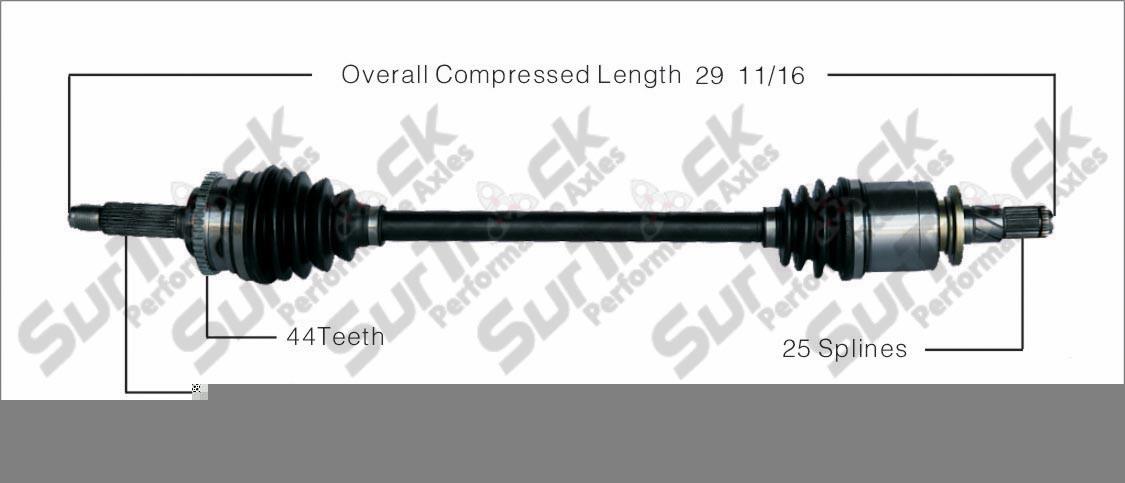 SurTrack SB8048 CV Axle Assembly