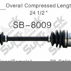 New Front Driver & Passenger CV Drive Axle Shaft Fits for Subaru Brat 1978-81