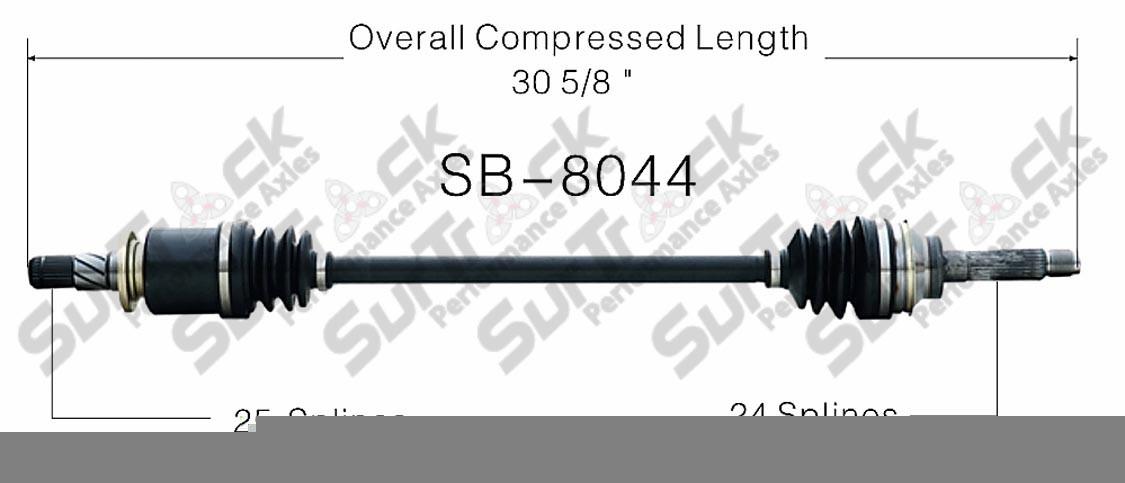 Rear Passenger CV Drive Axle Shaft Fits for Subaru Impreza, Forester 1995-05