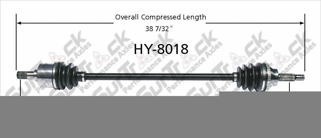 New CV Drive Axle Shaft Fits Hyundai Sonata Kia Magentis Optima 1999-06 Front P